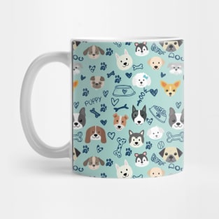 Every Cute Dog Pattern Graphic illustration Mug